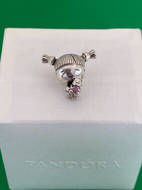 Pandora Little Girl Charm Sterling silver Charm